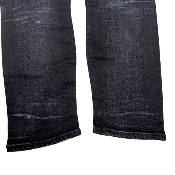 R13 Biker Boy Jeans SIZE 29 WAIST 32 x 26 Stardust Black Distressed Soft Denim - Picture 14 of 15